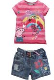 Conjunto infantil Peppa 2 peças